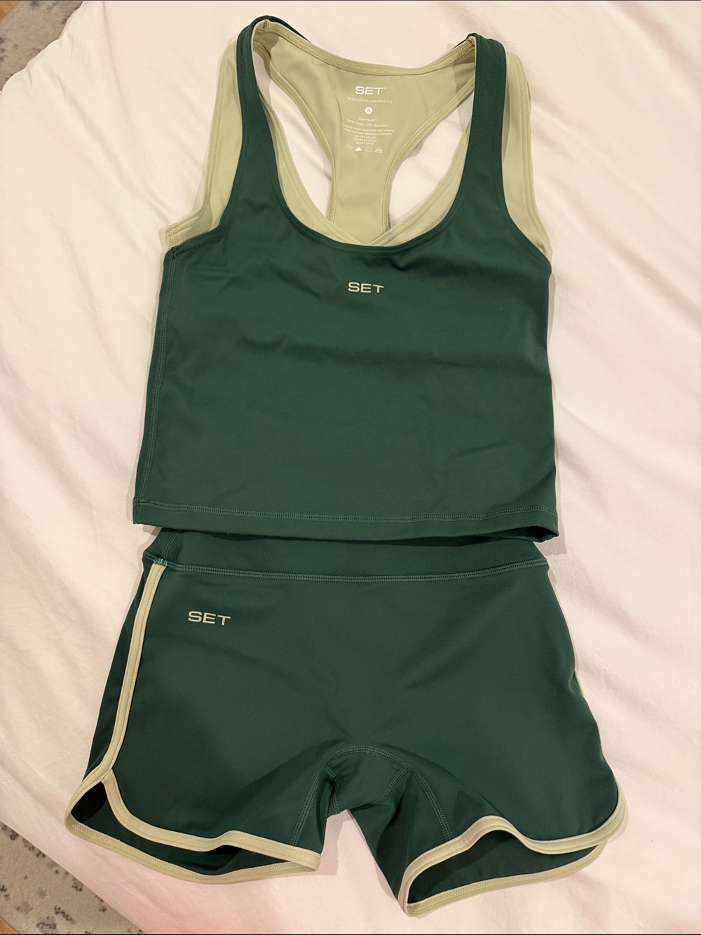 SET Active Club Set Tank and Shorts Set